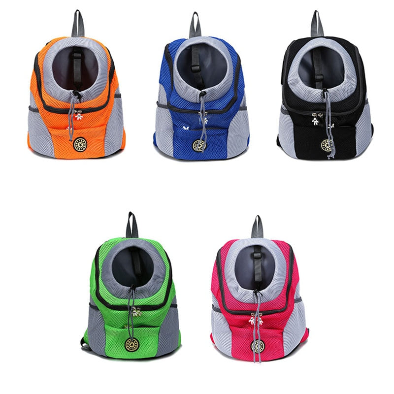 Printed PVC Dog Carrier Bags Pet Carrier Luxury Dog Bag Out